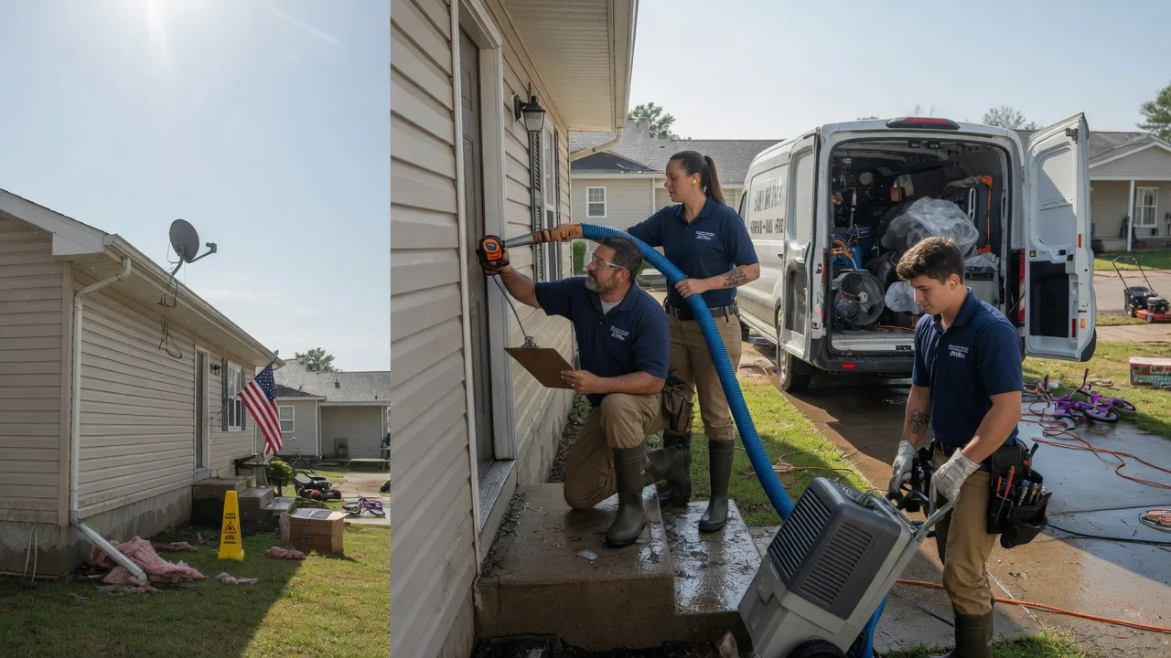 Ceiling Water Damage Restoration in Mechanic Falls, ME near me